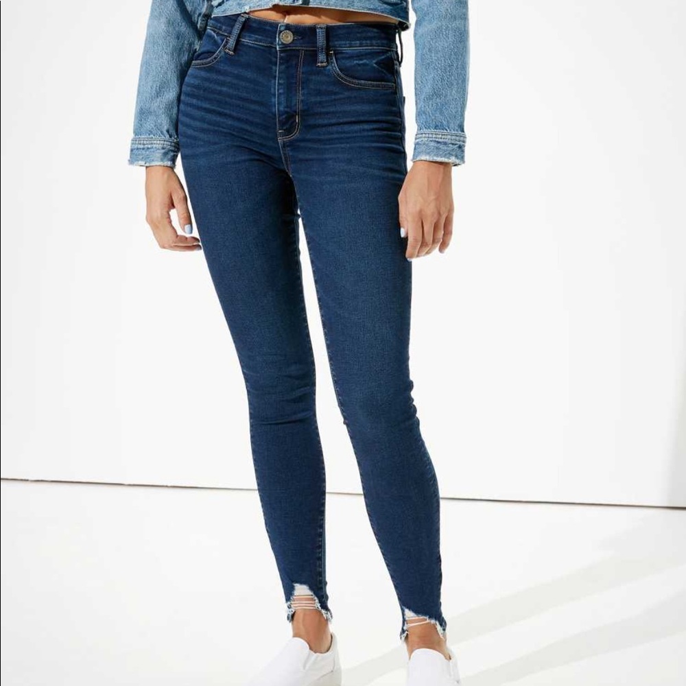 NWT AE Next Level Stretch High Rise Jegging 18S